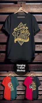 Free Hanging T Shirt Mockup Clothing Mockup Shirt Mockup Tshirt Mockup