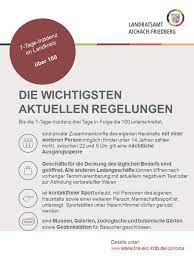 Man sei einen deutlichen schritt vorangekommen, und zwar fürs ganze land, sagte söder. Aktuelle Corona Regeln Fur Bayern Bzw Den Landkreis Landratsamt Aichach Friedberg