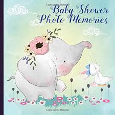 Basically, i want it to be memories from the baby shower like the guests that attended i wanted to get other suggestions for ideas to include in the book. Baby Shower Photo Memories Elephant Baby Shower Photo Album Book By Heather Honey Designs