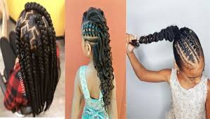 This look is a braided genie ponytail. Picked 20 Little Kids Braiding Hairstyles New Natural Hairstyles