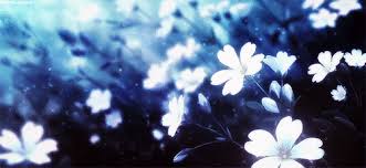 Let out your inner weeb and post anime stuff here (reposts are allowed)! Imagem De Aesthetic Background And Floral Blue Anime Anime Flower Anime Scenery