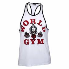 W190 world gym sleeveless muscle shirt. World Gym Classic Stringer Tank Top White Bodybeautifulapparel Com