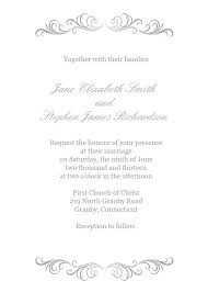 Flourishes Invitation In Silver Printable Invitation Kits Free Wedding Invitation Templates Free Printable Wedding Invitations Free Wedding Invitations