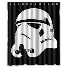 Star War Stormtroopers Pattern Custom Waterproof Polyester Fabric Bathroom Shower Curtain Wi Bathroom Shower Curtains Bathroom Decor Polyester Fabric