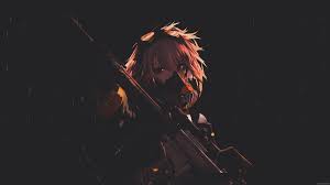Looking for the best wallpapers? Wallpaper Id 97908 Anime Anime Girls Mask Dark Weapon Simple Background Black Background Gun