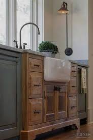 The Sink Cabinet Like A Piece Of Furniture That Has Been Converted For Use In The Kitchen Farmhouse Kitchen Cabinets Farmhouse Kitchen Decor Vintage Cabinets