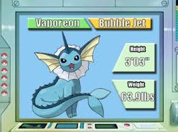 Pokemon Of The Week Vaporeon