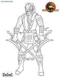 Partridge in a pear tree coloring page. Mortal Kombat Coloring Pages 110 Printable Coloring Pages