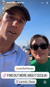🚨Beto O'Rourke, former Democratic Congressman from El Paso, was in Laredo  earlier today. Joining him were Mayor Dr. Victor Trevino and Congressman  Cuellar. The Rally was held at Pla-more in North Laredo.