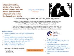 Find parenting tips, resources, and locate help in your community. Online Parenting Courses At Anytime From Anywhere F E C