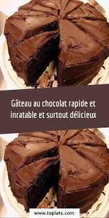 Gateau Au Chocolat Rapide Et Inratable Et Surtout Delicieux Gateau Chocolat Rapide Moelleux Au Chocolat Facile Idee Dessert Facile