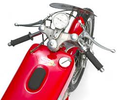 Image result for Red 1958 Motorcycle