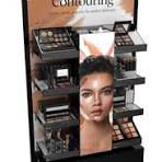 Popular Cosmetic Display Stand High-end Makeup Display Cabinet Makeup Tools  Counter