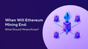If you're unfamiliar with mining ethereum, mining essential verified transactions on the ethereum blockchain and as a reward for doing these building an ethereum mining rig is a long term investment. When Will Ethereum Mining End What Should Miners Know Blog Switchere Com