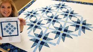 Perfect picnic quilt free scrap quilt pattern designed by ansley carnevali from birch quilts. Super Easy Curves Free Cathedral Stars Quilt Pattern Youtube
