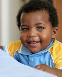 Black Baby With Blue Eyes Rare A Black Person With Blue Eyes Or A White Person With Brown E Beautiful Children African American Babies Blonde Hair Blue Eyes