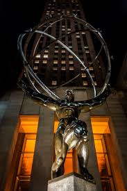 Atlas Statue Rockefeller Center New York City Statue Atlas Art Deco