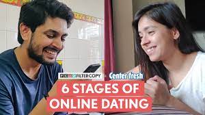 I'm only creepy on the inside. Filtercopy 6 Stages Of Online Dating Ft Devika Vatsa And Ayush Nathani Acquaintanceis Easy
