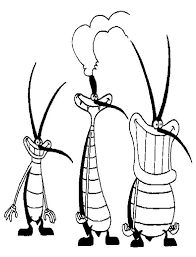 Http Www Tocolor Pics Wp Content Uploads 2015 02 Famous Characters Of Oggy And The Cockroaches Coloring Coloring Pages Cockroach Image Cartoon Coloring Pages
