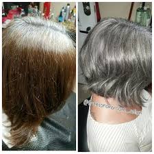 This Is When I First Started Growing Out My Natural Hair Color I Like The Gray But So Far My Hair Doesn Hair Color Natural Hair Styles Natural Hair Color