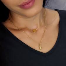 Short Necklace With Bullet Bead