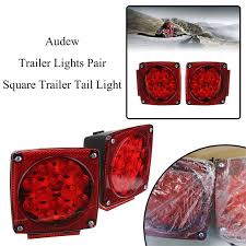 Trailer boat trailer lights teardrop trailer trailer wiring diagram utility trailer expedition trailer travel trailer tent trailer trailer light wiring. Submersible Square Led Tail Lights Stop Tail Turn Signal Lights Boat Trailer Lights Kit For Over