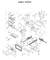 bottom mount refrigerator parts