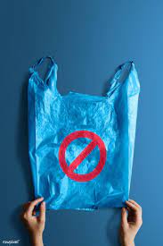 Download Premium Psd Of Woman Holding A Blue Plastic Bag Mockup With A Ban Bag Mockup Design Mockup Free Plastic Bag