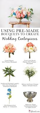 2 buy pre made wedding bouquets is better with delivery for several reasons only professionals are able to choose a proper bouquet, for example pre made wedding bouquets. Using Pre Made Silk Flower Bouquets Makes Creating Diy Wedding Centerpieces Easier T Diy Wedding Flowers Bouquet Wedding Flower Decorations Diy Wedding Flowers