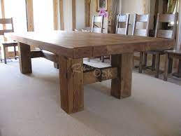 Oak Beam H Base Dining Table Rustic Oak Furniture Dining Table Rustic Oak Dining Table Rustic Oak Furniture