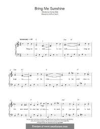 Bring Me Sunshine By A Kent Sunshine Music My Sunshine Sunshine