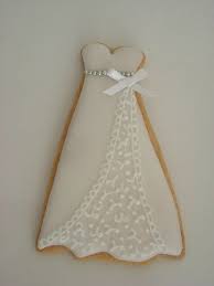 Wedding Dress Cookie Wedding Dress Cookies Bridal Shower Cookies Wedding Cake Cookies