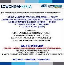 Berikut adalah maklumat yang anda perlukan untuk disewa, termasuk penerangan tugas, keperluan latihan dan pendidikan. Pekerjaan Teller Di Wom Finance 10 Pekerjaan Kelas Menengah Yang Bakal Punah Dream Co Id Rekomendasi Buat Rekan 2 Yang Mencari Pekerjaan Reyna Nottingham