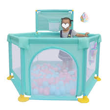 Baby Zaun Baby Kind Spiel Zaun Innenkleinkind Sicherheitszaun Haus Spielhaus Kriechende Matten Grosse Playpen Ball Amazon De Baby