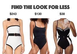 Black And White One Piece Swimsuit Black And White Belted One Piece Swim Suit One Piece White Belt One Piece Swimsuit