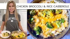 Breakfast was lean chicken sausage with eggs and broccoli). Chicken Broccoli And Rice Casserole Cheesy Chicken Broccoli And Rice Casserole Youtube