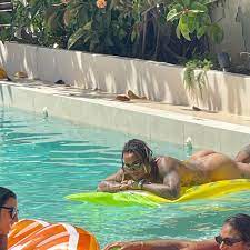 NFL's Kenny Stills Gets Buck Naked at Pool In Ibiza
