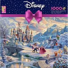This means that you can buy a favorite puzzle cheaper than its original cost. Ceaco Thomas Kinkade Disney Beauty And The Beast 1000 Piece Jigsaw Puzzle Walmart Com Walmart Com