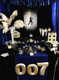 Visit our pinterest page because we have plenty more. Pocketfullofparties Shaw Ca S Birthday James Bond 007 Photo Gallery At Catch My Party James Bond Party Casino Theme Party Decorations James Bond Theme