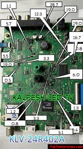 Lcd Led Tv Board Voltage Details With Charts Sony Led Tv Sony Led Led Tv