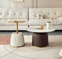 Set Meja Kopi Bulat Modern Gaya Nordic LS620L1-A ...