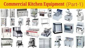 We provide top quality items at less price for your industry. Commercial Kitchen Equipment Name List Hotel Restaurant Kitchen Equipments Youtube