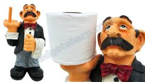 China funny toilet paper holder are made of stainless steel, wood, or cast iron. 10 Creative And Funny Toilet Paper Holders
