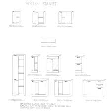 Dedeman Corp Superior Bucatarie Smart 800 Stejar A458 80 X 30 X 60 Cm 2c Dedicat Planurilor Tale