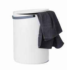 Größere, flache körbe in runder oder eckiger form Design Letters Stool Storage Grauer Griff Und Handtuch Aufbewahrung Aufbewahrungskorbe Aufbewahrungskisten