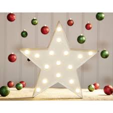 This christmas, make every room look as festive as possible with these jolly christmas decoration ideas. Wilko Alpine Home Led Metal Light Up Silver Star Christmas Decoration Wilko