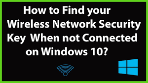 The network security key on router is mostly labeled on the hardware. How To Find Your Wireless Network Security Key When You Not Connected On Windows 10 Youtube