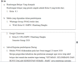 Bersama ini kami melaporkan bahwa: Download Contoh Laporan Kegiatan Belajar Dirumah Daring Untuk Sd Smp Sma Smk Guru Baik