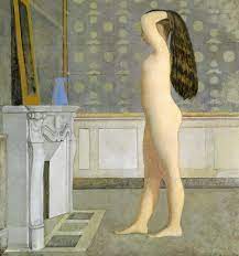 Nude in front of the fireplace, 1955, 164×191 cm by Balthus (Balthasar  Klossovsky de Rola): History, Analysis & Facts | Arthive