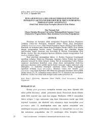 Check spelling or type a new query. Contoh Penelitian Pengaruh Budaya Organisasi Terhadap Efektivitas Penerapan Akuntansi Sektor Publik Pdf